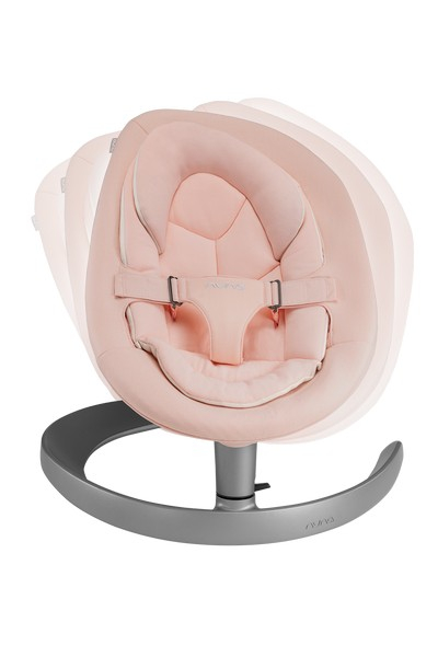 Transat Nuna Leaf Grow + Barre de Jeux - Peach