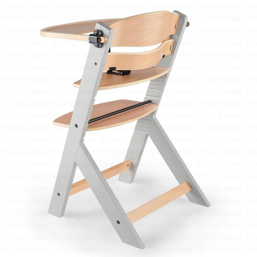 Chaise haute ENOCK - Kinderkraft - bois/gris
