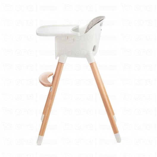 Chaise haute SIENNA - Kinderkraft - gris