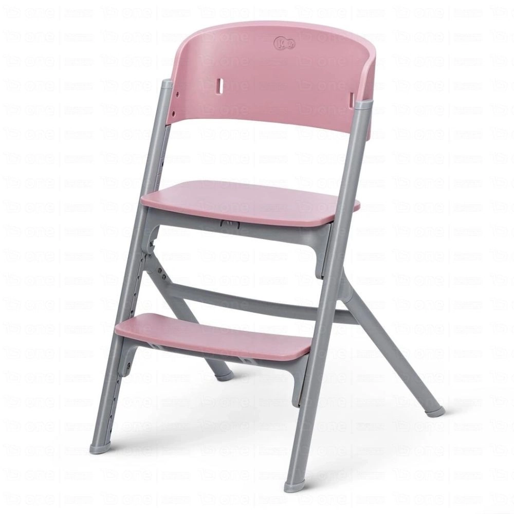 Chaise haute LIVY avec plateau - Kinderkraft - rose