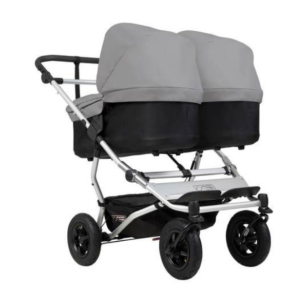 Poussette Double Mountain Buggy Duet V3.2 - Silver