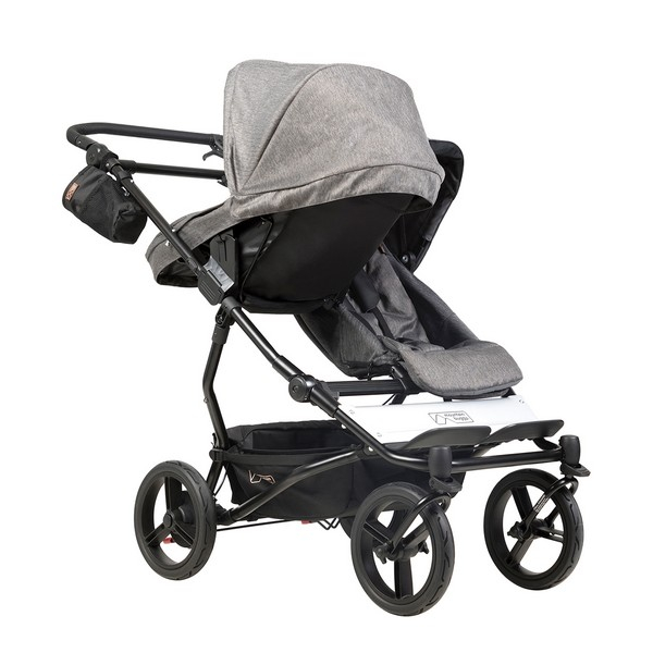 Poussette Double Mountain Buggy Duet V3.2 Luxury Edition - Herringbone