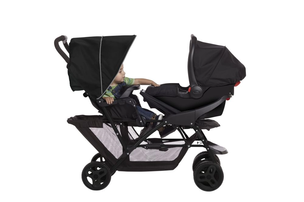 Poussette double Stadium Duo - Graco - BLACK/GREY