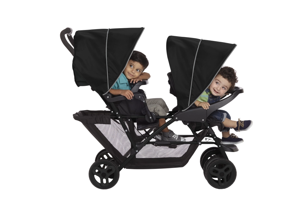 Poussette Double Graco Stadium Duo - Black/Grey