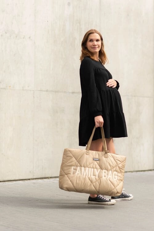 Sac à Langer Childhome Family Bag - Matelasse Beige