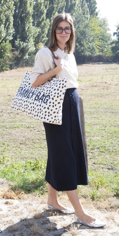 Sac à Langer Childhome Family Bag - Canvas Léopard