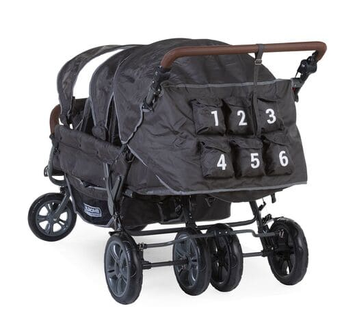 Poussette 6 Places Childhome Sixseater - Anthracite