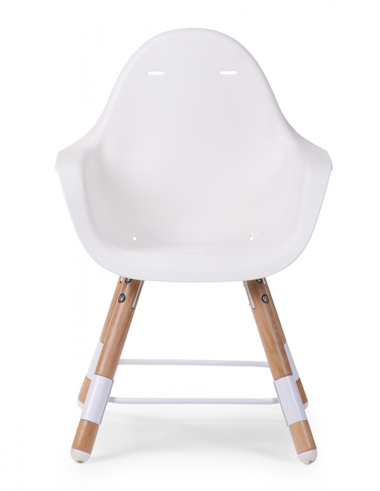 Chaise Haute Childhome Evolu 2 - Naturel/Blanc