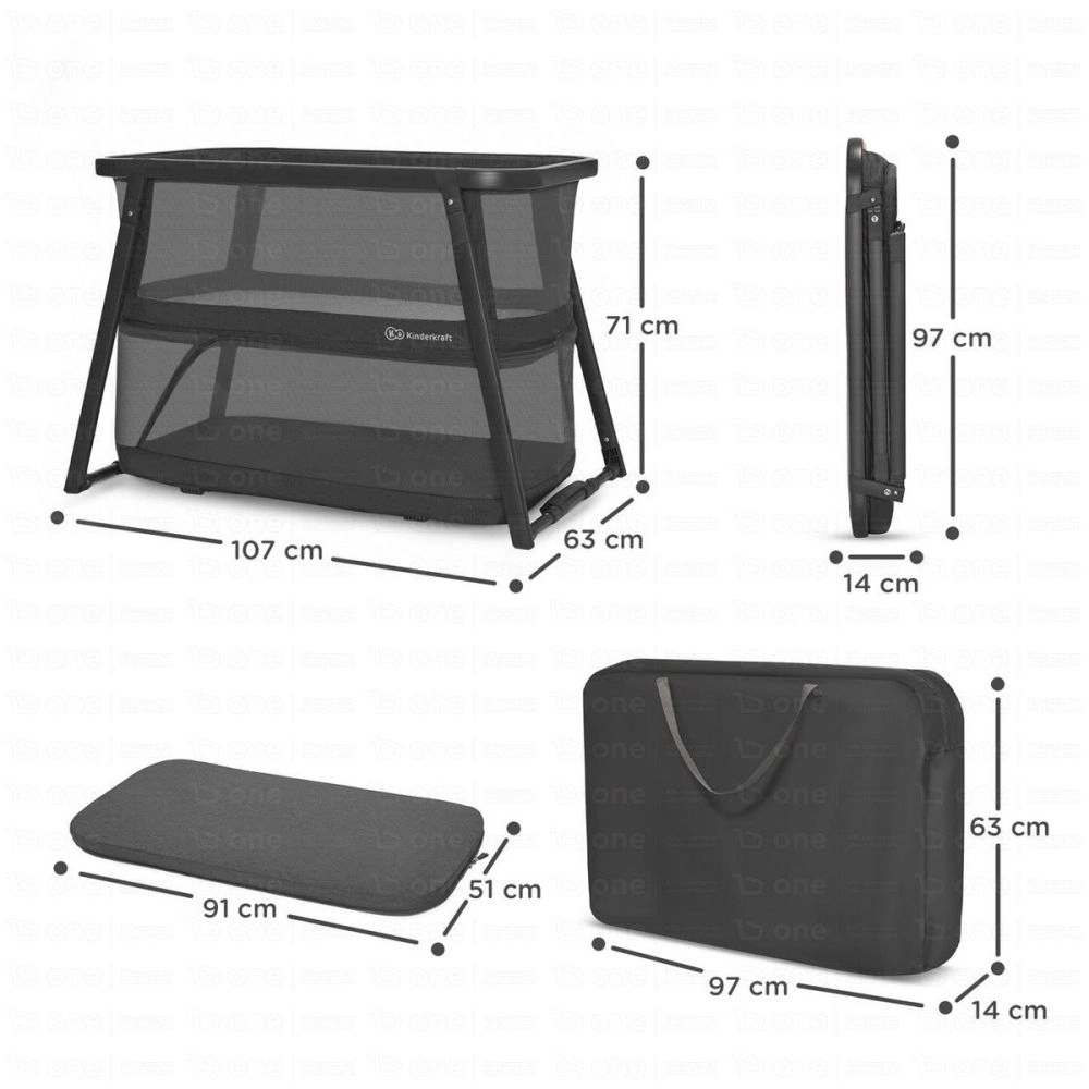 Lit bébé SOFI PLUS - Kinderkraft - gris