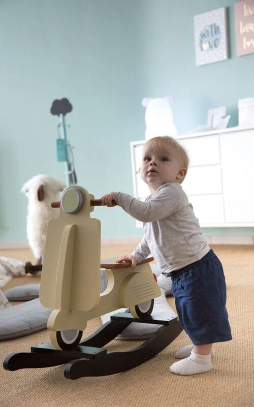 Scooter à Bascule Childhome - Cream