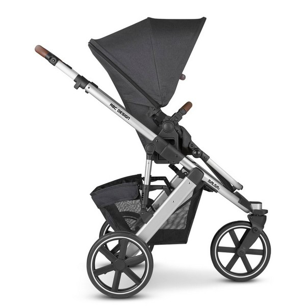 Poussette ABC Design Salsa 3 - Storm + Coque Auto Tulip - Black