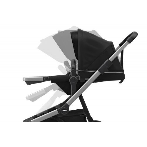 Poussette Thule Sleek - Châssis Silver/ Midnight Black