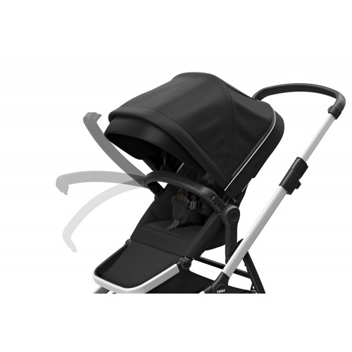 Poussette Thule Sleek - Châssis Silver/ Midnight Black