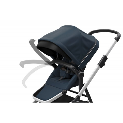 Poussette Thule Sleek - Châssis Silver/ Navy Blue