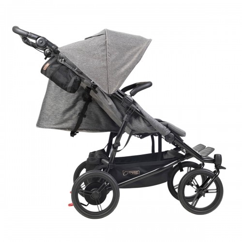Poussette Double Mountain Buggy Duet V3.2 Luxury Edition - Herrigbone + 2 Cocoon V2