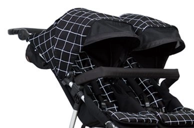 Poussette Double Mountain Buggy Duet V3.2 - Grid + 2 Nacelles Plus