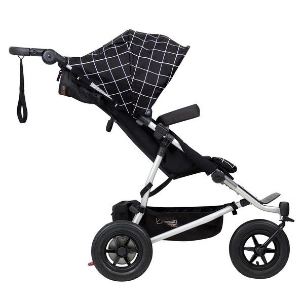 Poussette Double Mountain Buggy Duet V3.2 - Silver + Cocoon Jumeaux