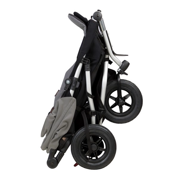Poussette Double Mountain Buggy Duet V3.2 - Silver + Cocoon Jumeaux