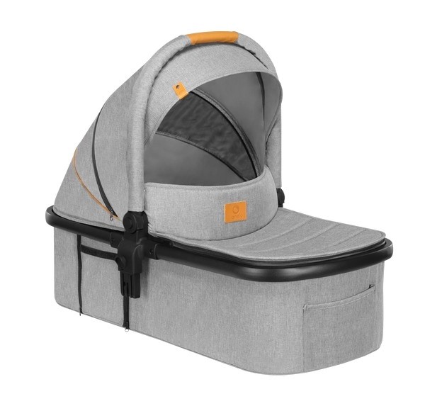 Poussette Lionelo Amber + Nacelle + Coque Auto Astrid - Grey Stone