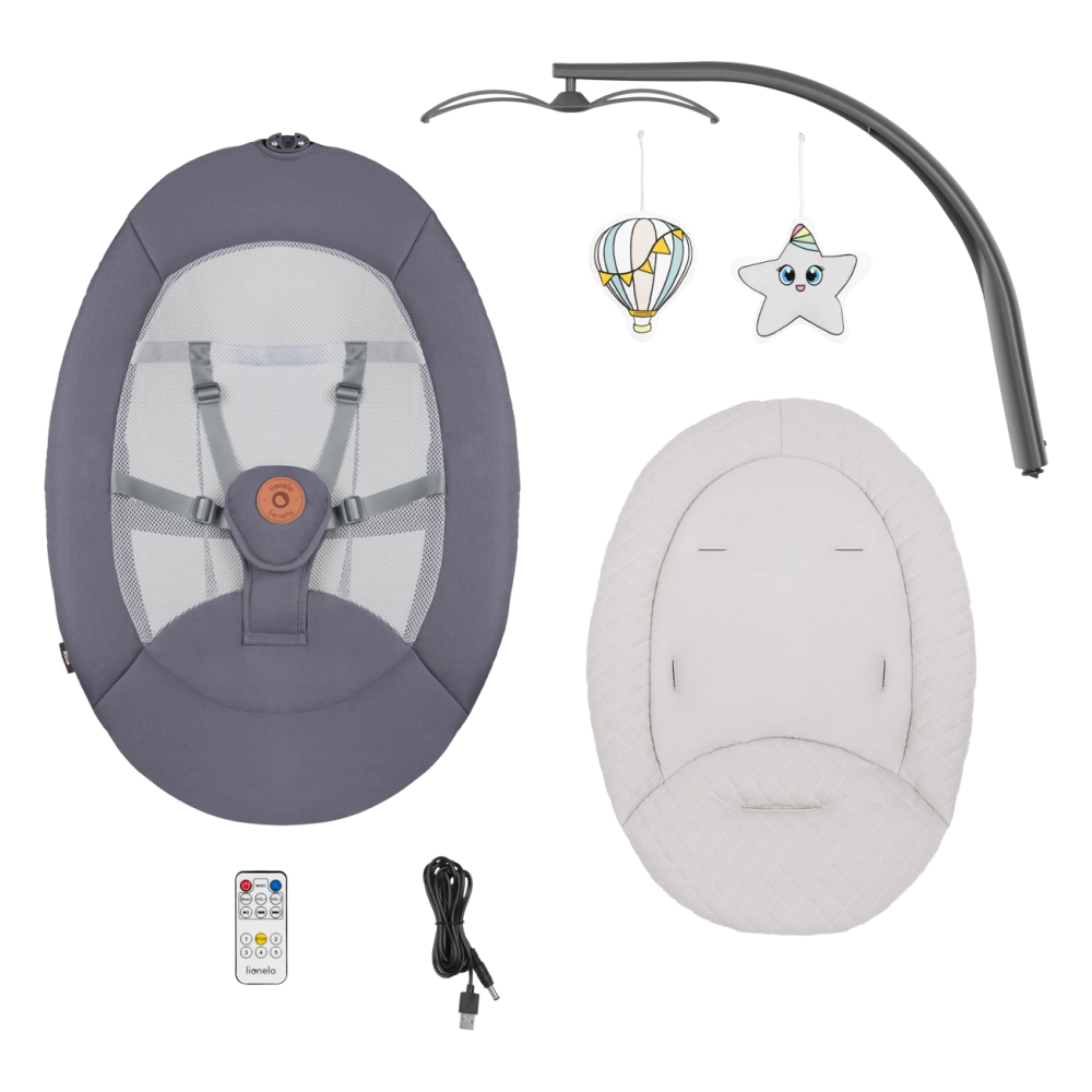 Balancelle Lionelo Rina - Grey Concrete