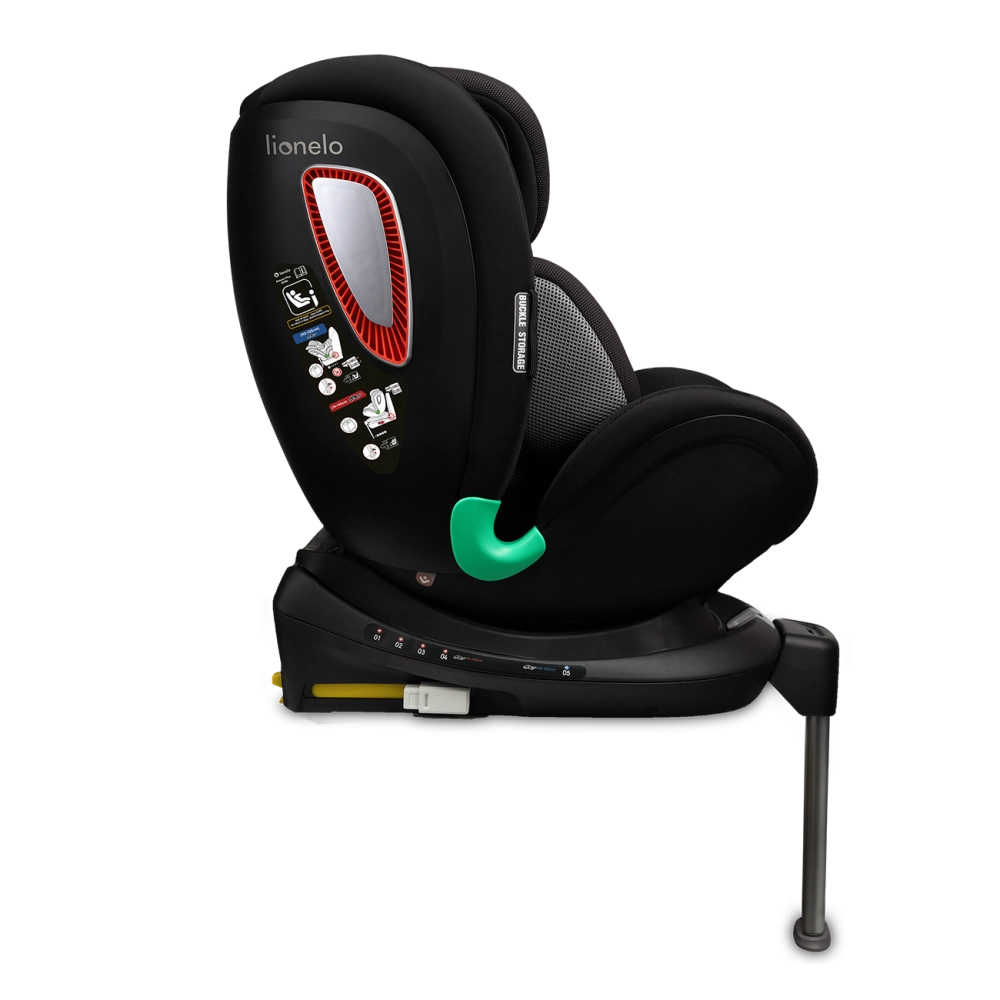 Siège Auto 40-105cm Lionelo Antoon Plus - Black Onyx