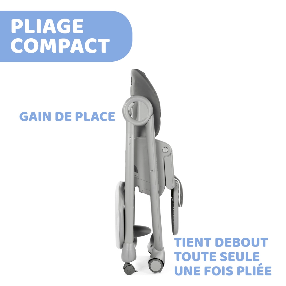 Chaise Haute Chicco Polly Magic Relax - Cocoa