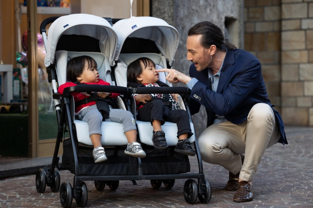 Poussette Double Chicco Ohlala Twin - Black Night