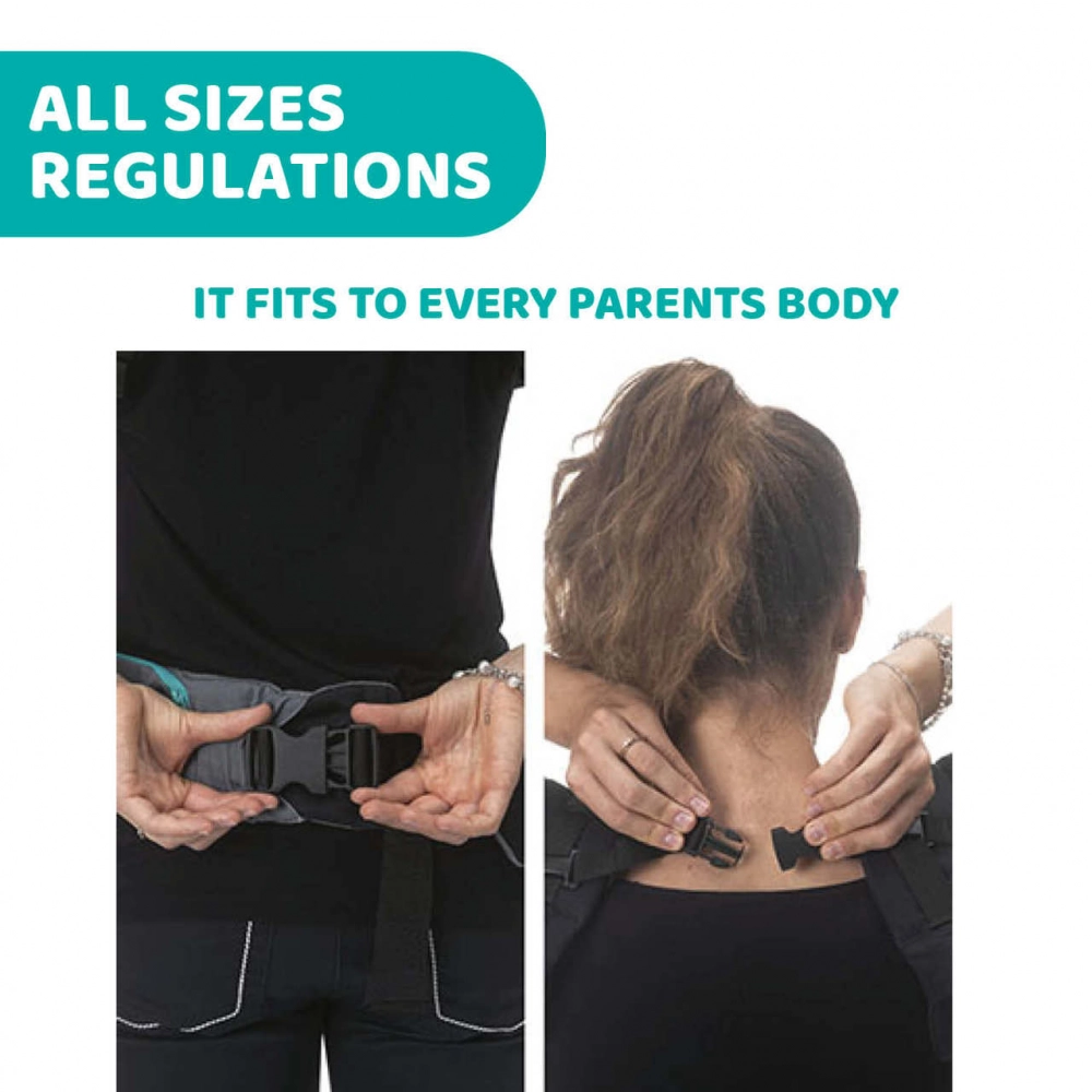 Porte-Bébé Chicco Myamaki Fit - Cool Grey