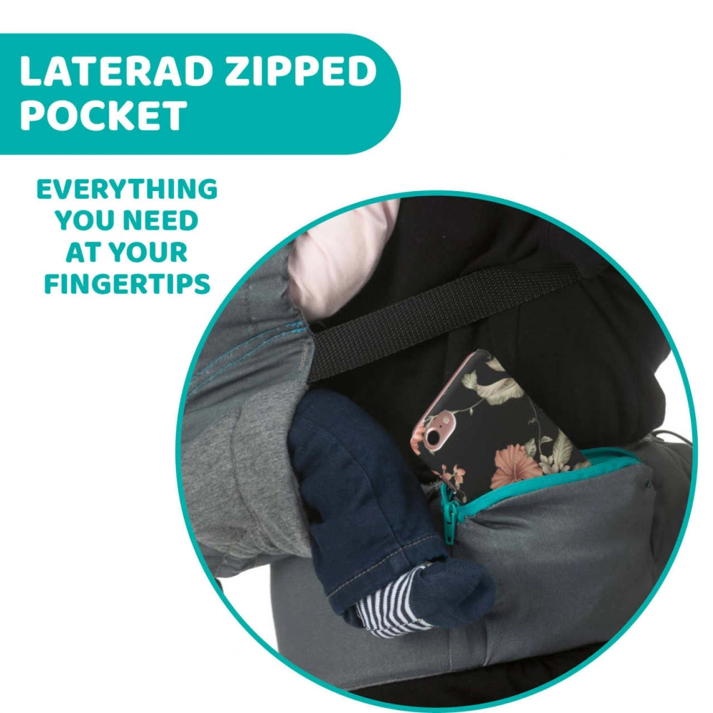 Porte-Bébé Chicco Myamaki Fit - Cool Grey