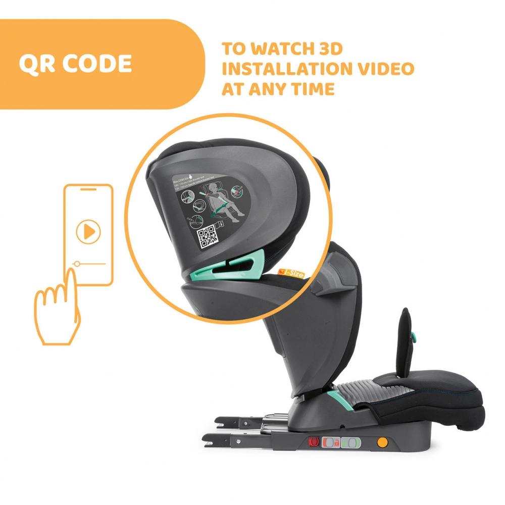 Siège Auto 15-36kg Chicco Fold&Go i-Size - Black