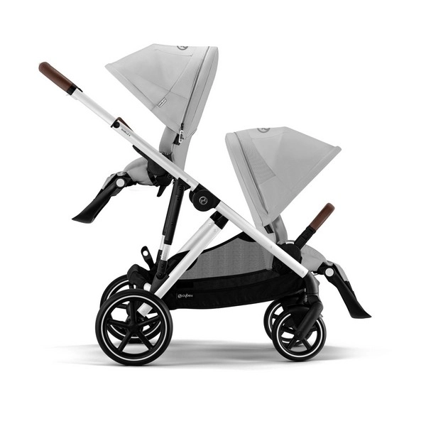 Poussette Double Cybex Gazelle S2 (Poussette + Seconde Assise) SLV - Stone Grey
