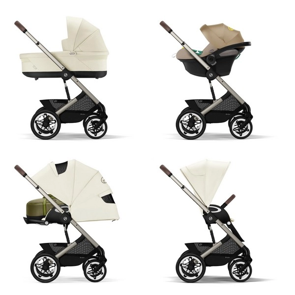 Poussette Cybex Talos S Lux 2 TPE - Seashell Beige
