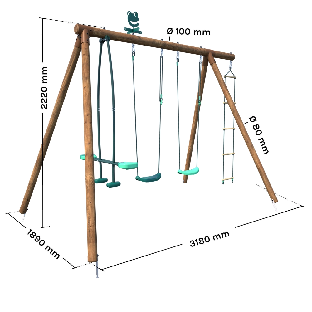 Balançoire Soulet - rond Gabin (Nouvelle Version)