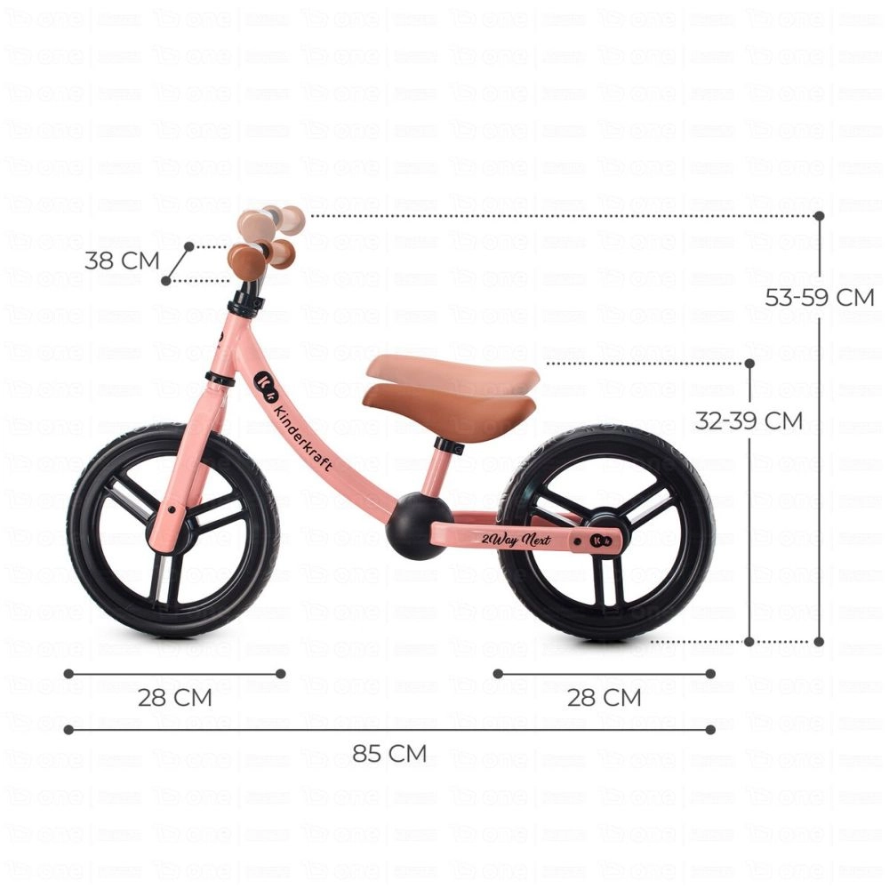 Draisienne 2WAY NEXT - Kinderkraft - rose