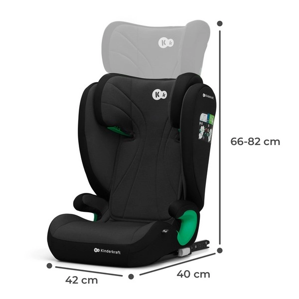 Siège auto JUNIOR FIX 2 I-Size - Kinderkraft - noir