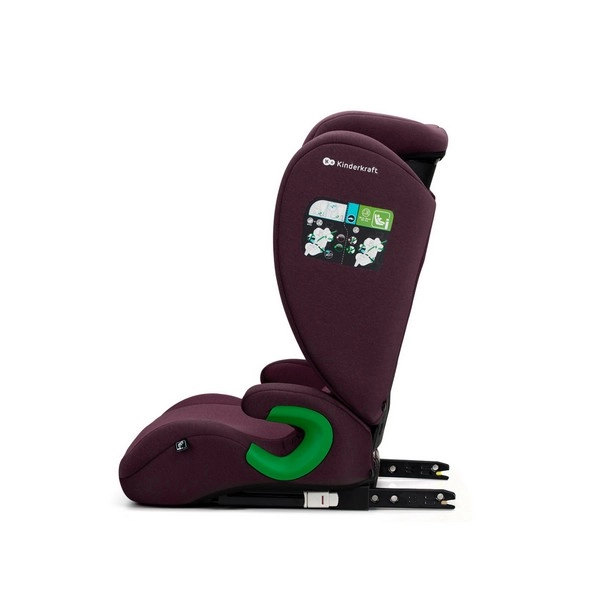 Siège auto JUNIOR FIX 2 I-Size - Kinderkraft - bourgogne
