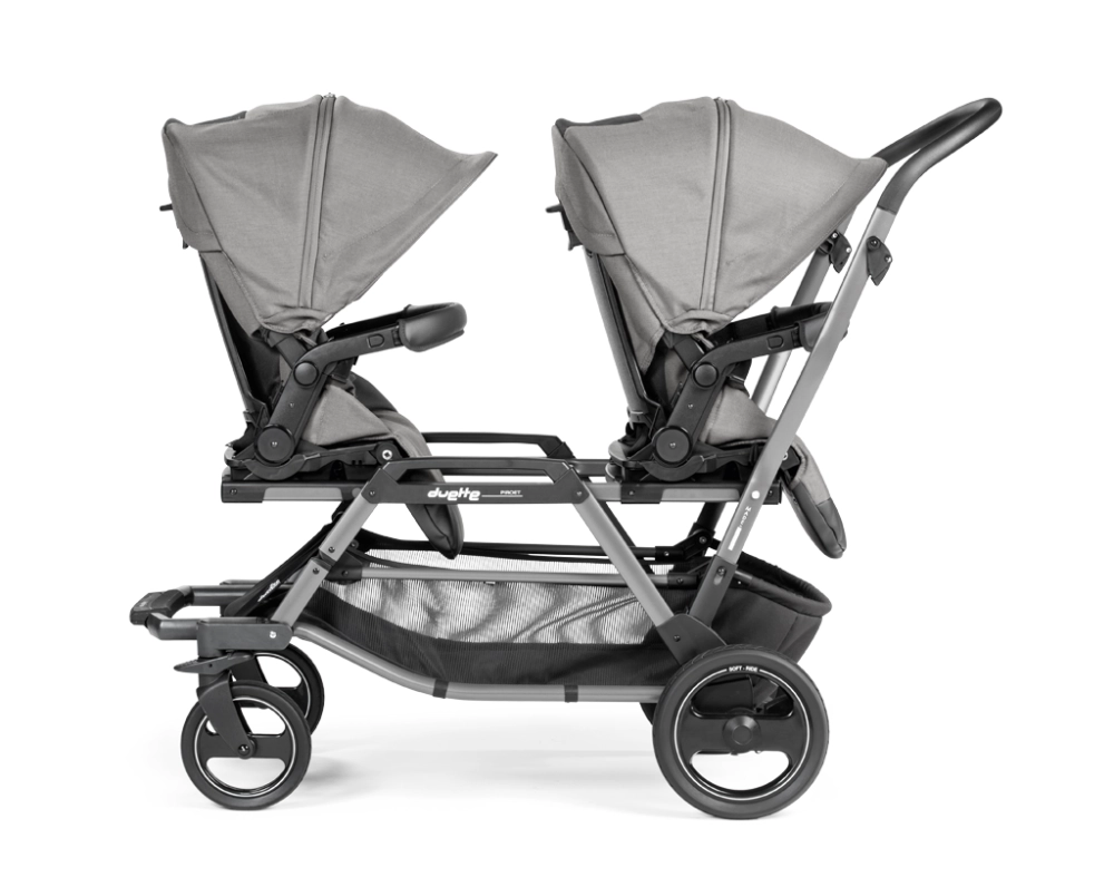Poussette Double Peg Perego Duette Piroet - Mercury
