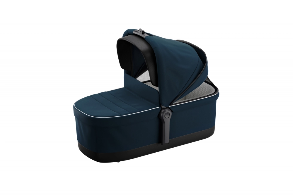 Poussette Thule Sleek - Châssis Silver + Nacelle - Navy Blue