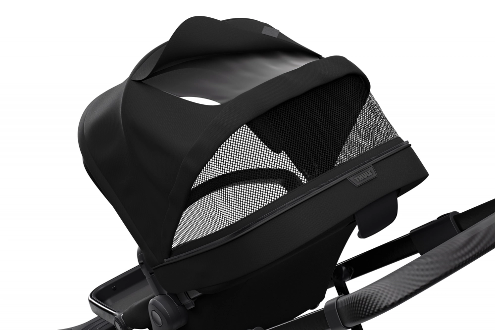 Poussette Thule Sleek - Châssis Black + Nacelle - Midnight Black