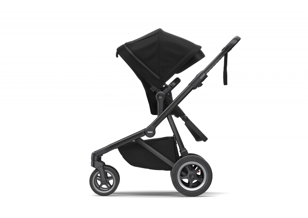 Poussette Thule Sleek - Châssis Black + Nacelle - Midnight Black