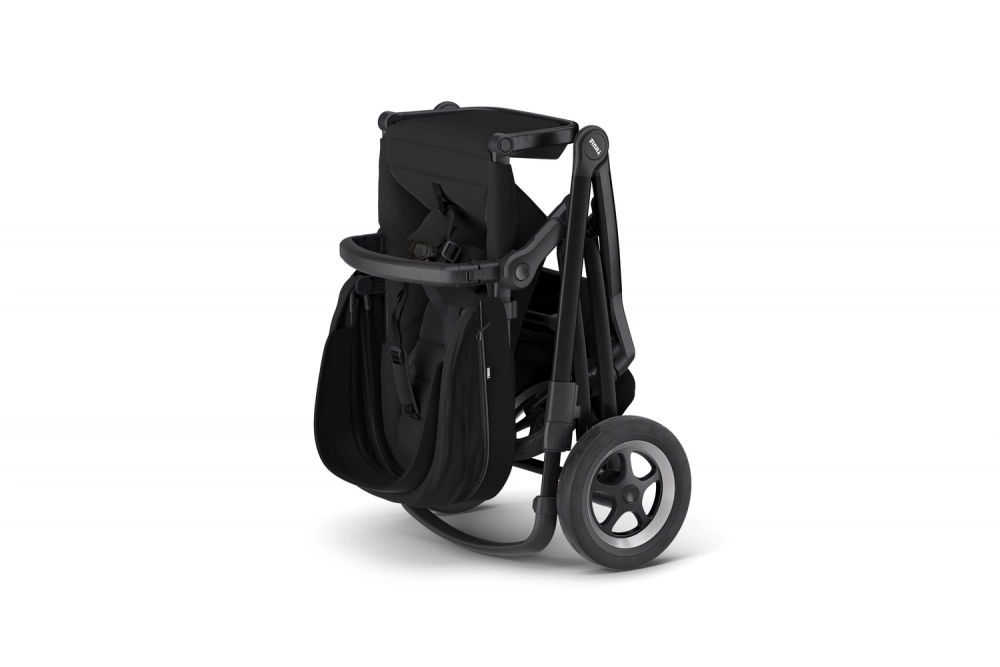Poussette Thule Sleek - Châssis Black + Nacelle - Midnight Black