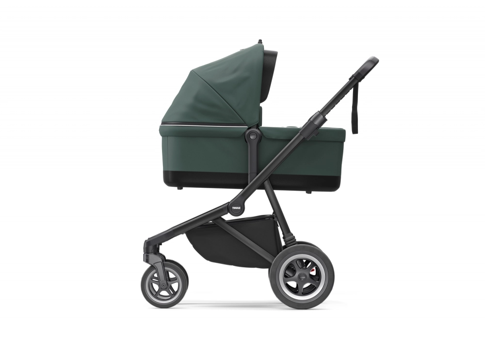Poussette Thule Sleek - Châssis Black + Nacelle - Mallard Green