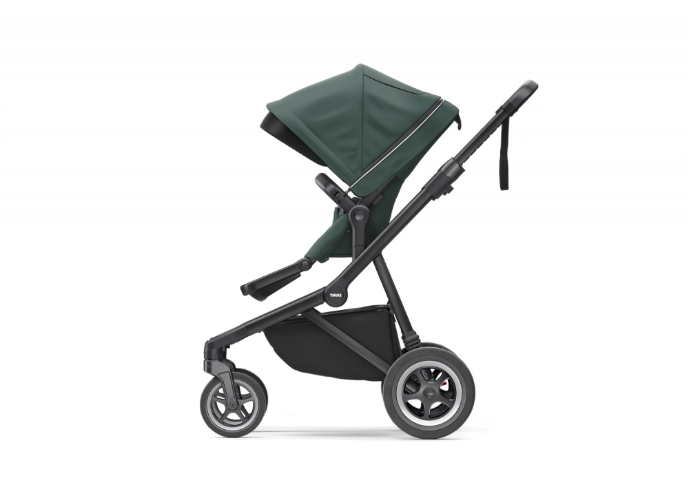 Poussette Thule Sleek - Châssis Black + Nacelle - Mallard Green