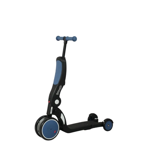Scootizz,draisienne évolutive 5 en 1 avec barre de poussée adulte - Bleu