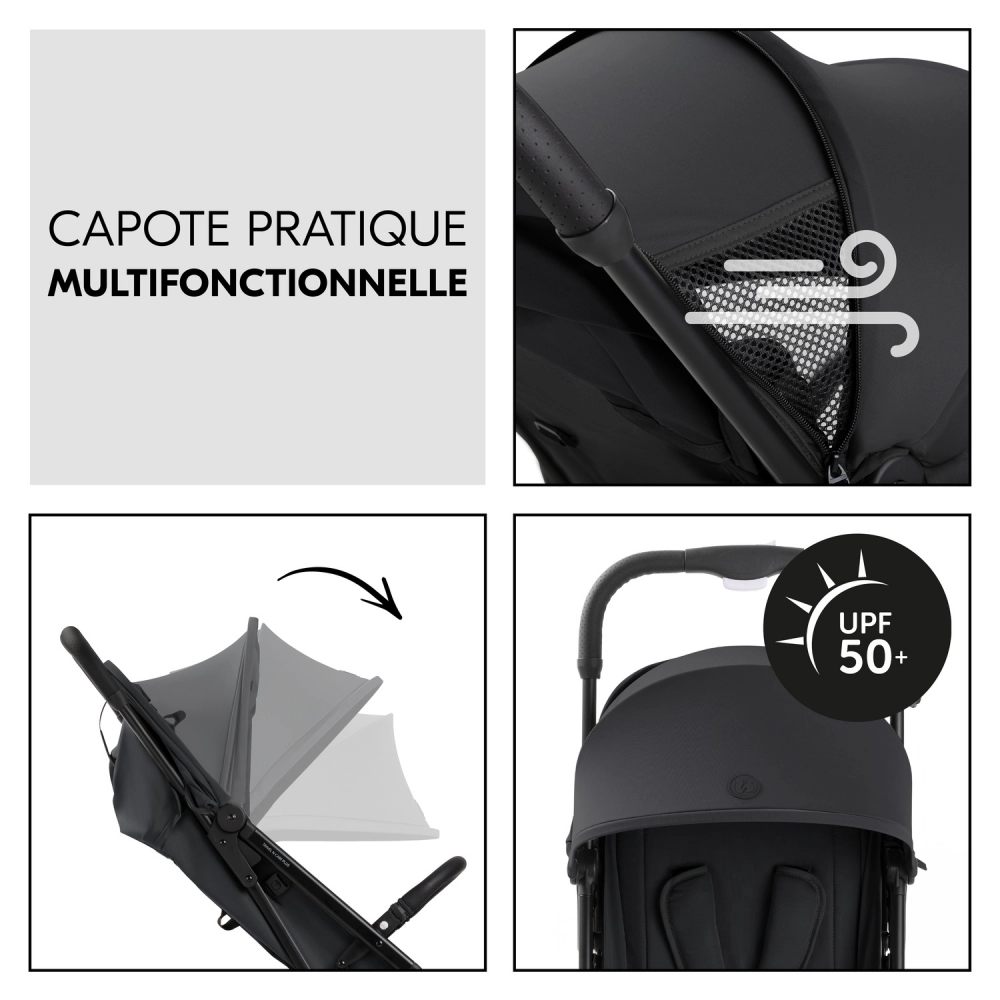 Poussette Hauck Travel N Care Plus - Black