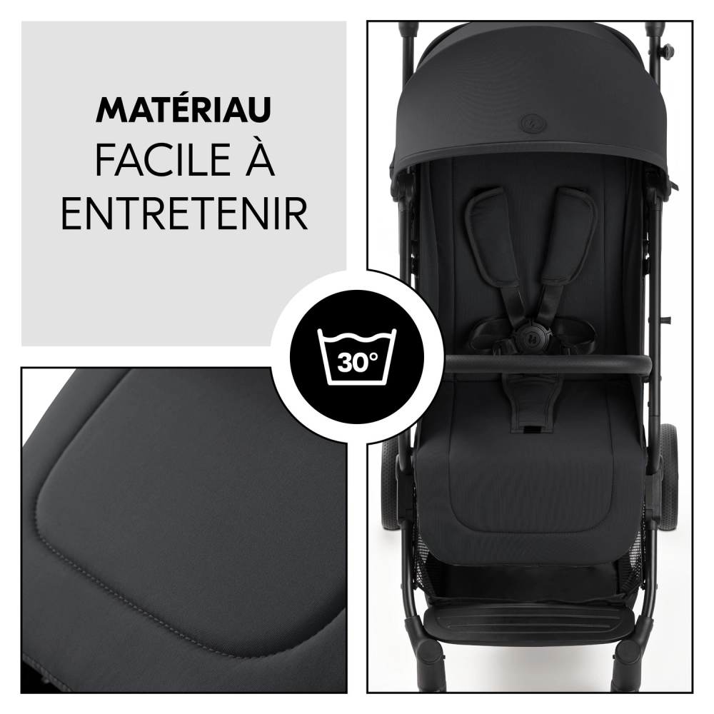 Poussette Hauck Travel N Care Plus - Black
