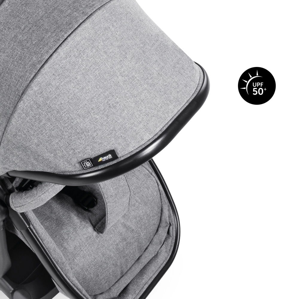 Poussette Double Hauck Atlantic Twin - Melange Grey