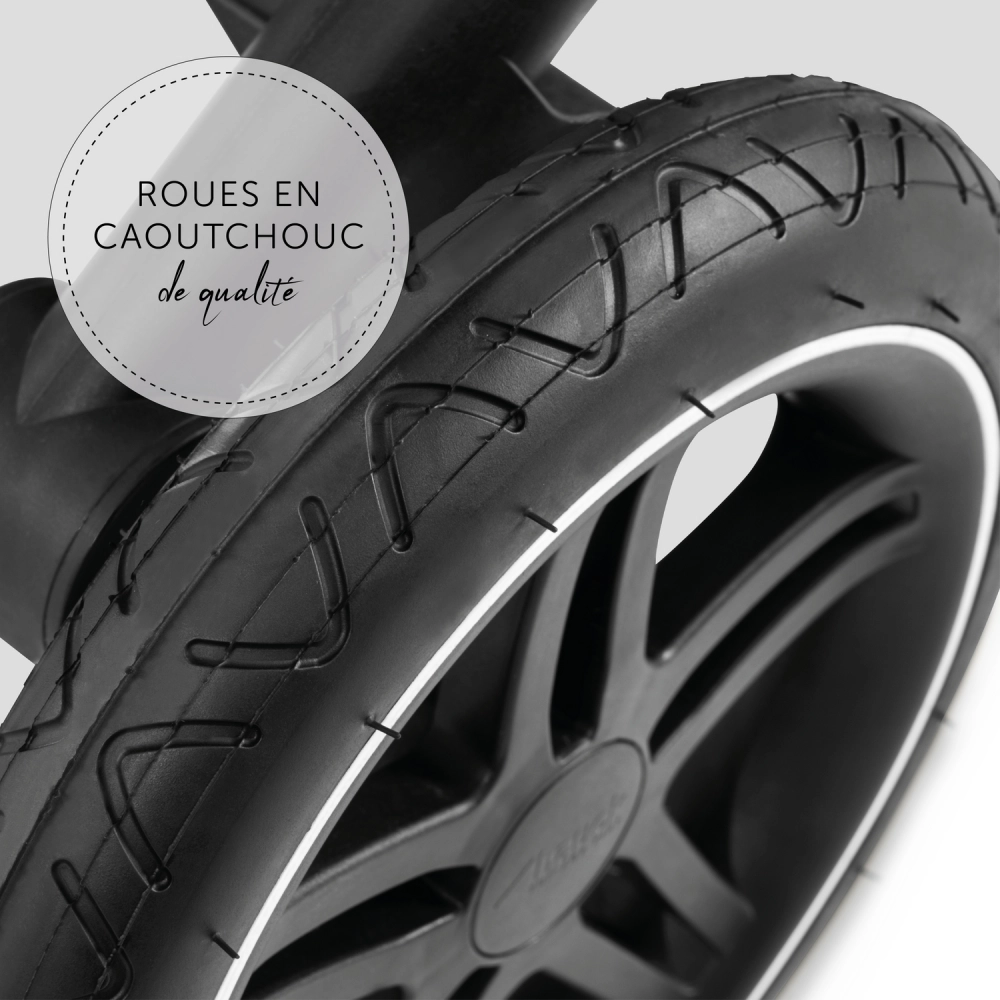 Poussette Double Hauck Atlantic Twin - Melange Grey