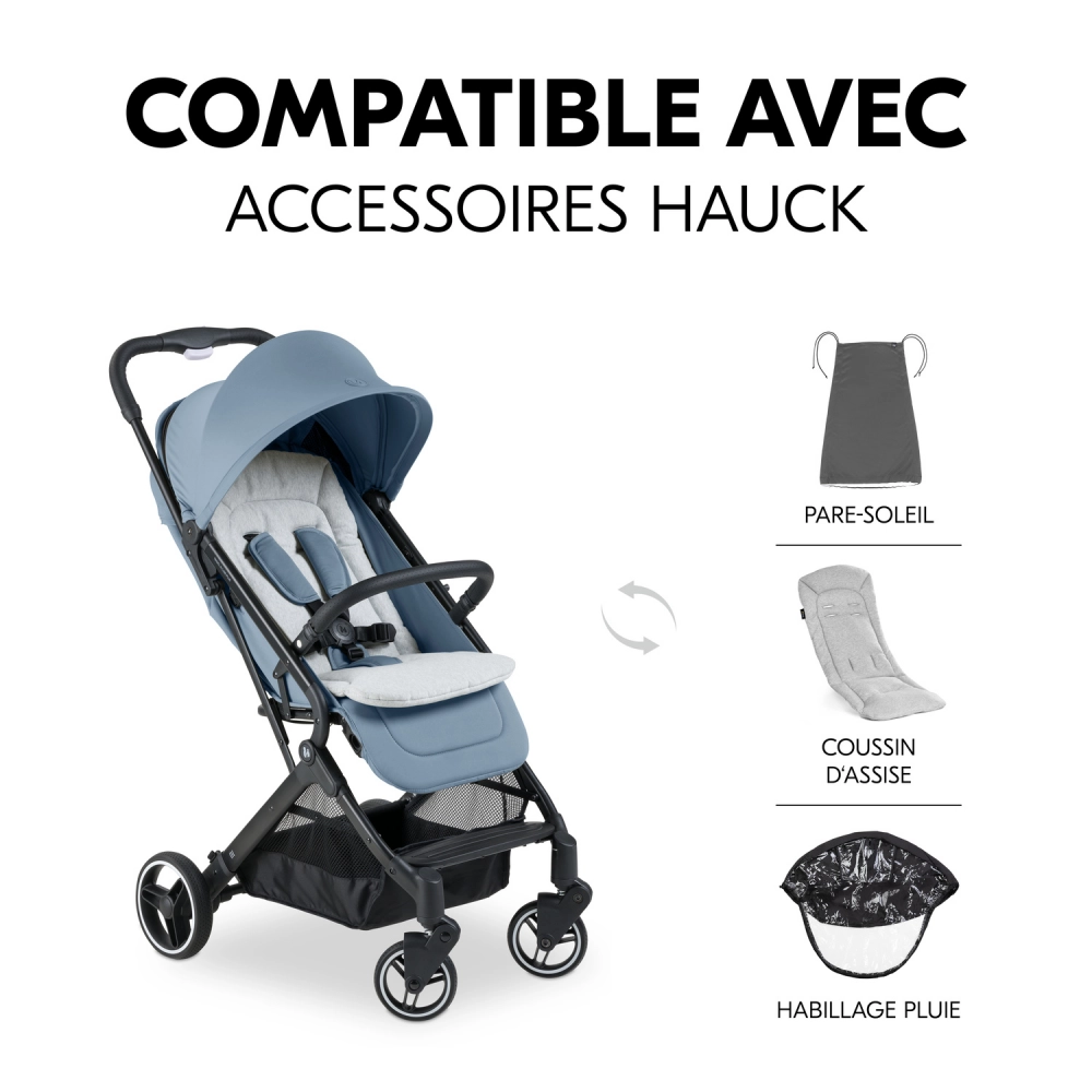 Poussette Hauck Travel N Care Plus - Dusty Blue