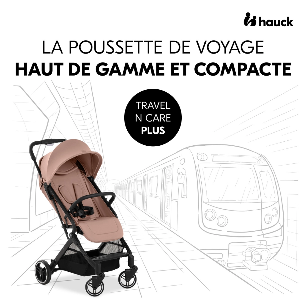 Poussette Hauck Travel N Care Plus - Hazelnut